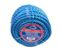 Everlasto Trade Handy Coils Blue Polypropylene Poly Rope General Purpose Rope (10mm X 15M)
