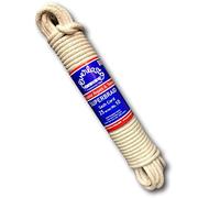 Everlasto UK Made 'Superbraid' Solid Braided Natural Cotton Sash Cord - No.10 (8.5MM) (50M)
