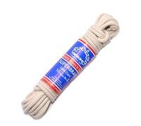 Everlasto UK Made 'Superbraid' Solid Braided Natural Cotton Sash Cord - No.8 (6.5mm) x 10M.