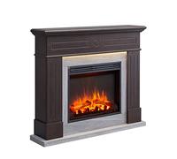 Everleigh Electric 110cm / 43" Fireplace Suite Multiple Colour Options Avaliable (ESPRESSO OAK)