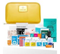 Everlit Care Car Sun Visor, First Aid Kit, Multiple Pockets, Visor Organiser, Storage Bag with Survival Emergency Tools Including Window Breaker, Disposable Urine Bag for Family Travel