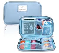 Everlit Care Car Sun Visor First Aid Kit, Visor Organizer with Multiple Pockets, Storage Bag with Emergency Survival Tools, Includes Bag