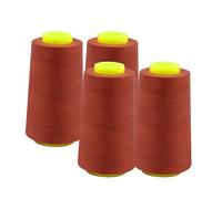 EVERLOCK Serger Thread - 4 Cones, 3000 Yards Each - 40 Weight, 2-Ply Spun Polyester - Strong, Low-Lint Overlock Thread for Serger Machines - All-Purpose Sewing & Finishing (Copper)