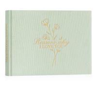 Everloria What I Love About You Journal, 50 Reasons Why I Love You Fill in the Blank Memory Book, 15x20cm Couples Personalized Keepsake Anniversary Valentines Birthday Gift for Him Her, Sage Green