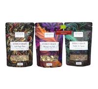 Everly Grace Ayurveda & Chai Set - Premium Organic Tea Collection with Blessing to My Soul, Oriental Tea Express & Vivid Ginger Power - Ayurvedic & Chai Blends Made with Fine Ingredients