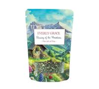 Everly Grace "Blessing of the Mountains" - Organic Herbal Tea, Loose Leaf Alpine Herb Blend with Nettle, Lemon Balm & Linden Blossoms - Caffeine-Free & Natural - Handcrafted Artisan