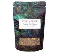 Everly Grace Oriental Tea Express, Organic Chai Herbal Tea, Spicy Loose Leaf Ayurvedic Spice Blend, Caffeine Free Infusion for Hot Chai Latte or Refreshing Iced Tea, Natural Flavours
