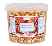 Everly Grace Popcorn - Christmas Cookie, 600 g - Popcorn bucket with caramel and speculoos spices from our manufactory in Augsburg, Germany