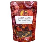 Everly Grace Sunny Orchard Blossom, Organic Loose Leaf Fruit Tea, Fruit Infusion with Apple Pineapple Cranberries and Pumpkin, Caffeine Free Drink for Iced Tea and Hot Refreshment