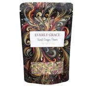 Everly Grace Vivid Ginger Power, Organic Ginger Tea, Spicy Lemon Herbal Blend with Apple and Rose Petals, Caffeine Free Revitalising Energy Infusion, Loose Leaf Tea for Activation and Wellness