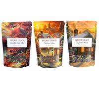 Everly Grace Winter Tea Collection, 3 Organic Loose Leaf Tea Varieties, Black Tea and Rooibos Blends with Warming Spices, No Artificial Flavours, Christmas and Advent Food Gift Box, 3 Pack