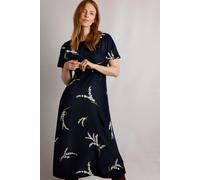 Everly LivaEco™ Printed Viscose Dress Weird Fish Mid Navy 8