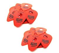 Everly Star Guitar Picks 24 Pack .50mm Super Grip Red (30021)