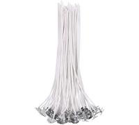 Evermarket 100 Pcs Cotton Candle Wick 8" Pre-Waxed Low Smoke Wick for Candle Making,Candle DIY
