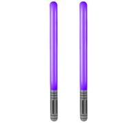 EVERMARKET 2 PCS Inflatable Lightsaber,Blow Up Light Saber Sword Toys Party Bags Stocking Stuffers Star Swords Toys for Wars Themed Party Cosplay Party Favors (Purple)
