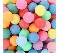 EVERMARKET 40mm Plastic Play Balls Table Tennis Balls, 40 Pcs Multicolor Entertainment Ping Pong Balls, DIY Projects, Holiday Decorations, Teaching Tools
