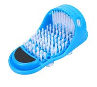 EVERMARKET Simple Feet Cleaner, Magic Foot Scrubber, Exfoliating Easy Feet Cleaning Brush, Foot Shower Spa Massager Slippers for Unisex Adults