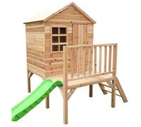 Big Game Hunters Evermeadow Tower Wooden Playhouse with Slide and Platform
