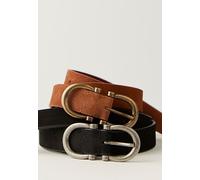 Evermore Solid Suede Belt at Free People in Black, Size: M/L - female