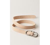 Evermore Solid Suede Belt at Free People in Linen, Size: M/L - female