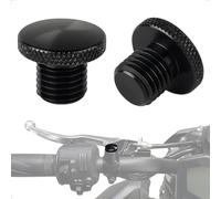 evermotor M10 Blanking Plug 10mm Blind Bolts for Motorbike Mirror Holes CNC Aluminum Plug Caps for Bike Mirrors Clockwise Thread Screws(2 PCS)