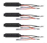 evermotor Resistors 4Pcs 12V 10W Motorcycle LED Flasher Turn Signal Indicator Adaptor Flash for Motorcycle Moped Scooter