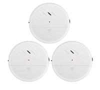 EverNary Window Vibration Alarm, 3Pack 125dB Loud Ultra-Slim Anti-Theft Alarm for Door and Window Glass Break Sensor Alert with Adjustable Sensitivity (3, White)