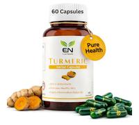EverNook Turmeric Herbal Capsules 500mg - Curcuma Longa Root Extract - Supports Skin, Joints & Inflammation - 60 Vegetarian Capsules