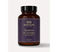 EverNutri Bioactive B-Complex | Full Spectrum Active & Inactive B Vitamins | 13 Vitamin B Complex | Energy & Nervous System Support | 90 Vegetarian Capsules
