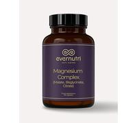 EverNutri Magnesium Complex | Malate, Bisglycinate & Citrate | High Bioavailability | Additive-Free | 90 Vegan Capsules | UK Manufactured