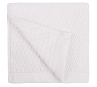 Everplush Diamond Jacquard Washcloth, Set of 6, 13" x 13", White