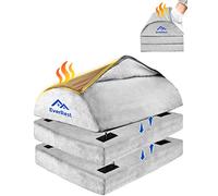 EverRest Foot Rest for Under Desk at Work - Warm Cozy Feet Pocket - Tall Adjustable Footrest for Gaming Computer Chair - Ergonomic Foot Rest Stool Pillow Back Pain Relief Office Footrests 3 Heights