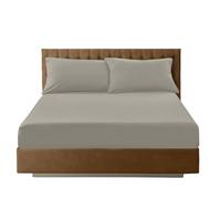 EverSoft Bedding 100% Egyptian Cotton 400 Thread Count Small Double Fitted Sheet 35cm Extra Deep Fitted Bed Sheets 4ft Luxury Deep Pocket Small Double Elastic Fitted Sheet