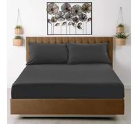 EverSoft Bedding 100% Egyptian Cotton 400 Thread Count Small Double Fitted Sheet 35cm Extra Deep Fitted Bed Sheets 4ft Luxury Deep Pocket Small Double Elastic Fitted Sheet