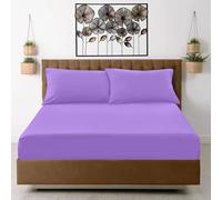 EverSoft Bedding 100% Egyptian Cotton 400 Thread Count Small Double Fitted Sheet 35cm Extra Deep Fitted Bed Sheets 4ft Luxury Deep Pocket Small Double Elastic Fitted Sheet