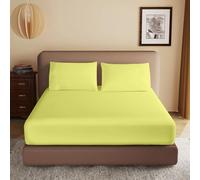 EverSoft Bedding 100% Egyptian Cotton Single Size Fitted Sheet, 40cm Extra Deep Single Fitted Sheet, 400 Thread Count Machine washable Luxury Single Bed Sheets