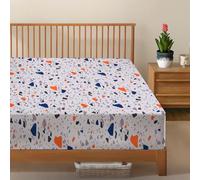 EverSoft Bedding 1PCS Floral Fitted Sheet Single Size Extra Deep 35cm Pocket Soft Breathable Printed Mattress Cover, Wrinkle-Free Hotel Quality