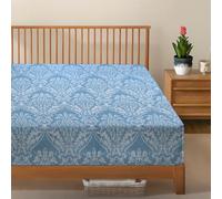 EverSoft Bedding 1PCS Floral Fitted Sheet Small Double Size Extra Deep 35cm Pocket 4ft Soft Breathable Printed Mattress Cover, Wrinkle-Free Hotel Quality Bedsheets