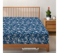 EverSoft Bedding 1PCS Floral Fitted Sheet Small Double Size Extra Deep 35cm Pocket 4ft Soft Breathable Printed Mattress Cover, Wrinkle-Free Hotel Quality Bedsheets