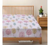 Eversoft Bedding 2 Pack King Size Premium Fitted Sheets Extra Deep 35cm Floral Print Bed Linen Luxury Breathable Mattress Covers Twin Pack Soft Non-Iron
