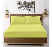 Eversoft Bedding 35cm Extra Deep Double Fitted Sheet 100% Egyptian Cotton 400 Thread Count Fitted Bed Sheets Double Soft Luxury Double Mattress Fitted Sheet