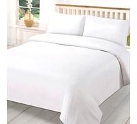 EverSoft Bedding 3PCS 100% Egyptian Cotton King Duvet Cover 400 Thread Count Kingsize Duvet Cover Sets with 2x Pillowcase King Size Duvet Cover Sets