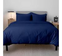 EverSoft Bedding 3PCS 100% Egyptian Cotton Single Size Duvet Cover Set with Fitted Sheet & 1x Pillowcase 400 Thread Count Single Duvet Cover Set