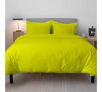 EverSoft Bedding 4PCS 100% Egyptian Cotton King Duvet Cover with Fitted Sheet & 2x Matching Pillowcase Washable King Size Duvet Cover Sets 400 Thread Count Kingsize Duvet Cover Sets