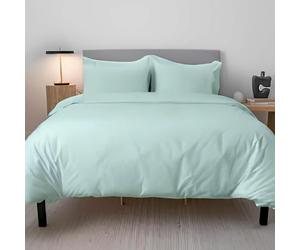 EverSoft Bedding 4PCS 100% Egyptian Cotton King Duvet Cover with Fitted Sheet & 2x Matching Pillowcase Washable King Size Duvet Cover Sets 400 Thread Count Kingsize Duvet Cover Sets