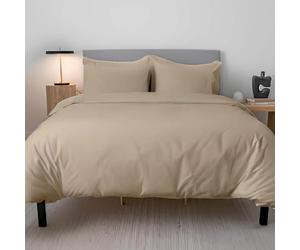 EverSoft Bedding 4PCS 100% Egyptian Cotton King Duvet Cover with Fitted Sheet & 2x Matching Pillowcase Washable King Size Duvet Cover Sets 400 Thread Count Kingsize Duvet Cover Sets