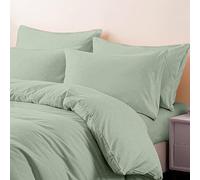 EverSoft Bedding 4PCS Set 100% Brushed Cotton Thermal Flannelette King Size Duvet Cover Set 240 x 220cm with King Fitted sheet 137x190+30cm and 2x Pillowcase 50x75cm