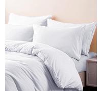 EverSoft Bedding 4PCS Set 100% Brushed Cotton Thermal Flannelette King Size Duvet Cover Set 240 x 220cm with King Fitted sheet 137x190+30cm and 2x Pillowcase 50x75cm
