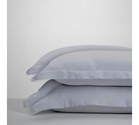 EverSoft Bedding 4x Egyptian Cotton Oxford Pillowcases - 400 Thread Count Pack of 4, Hotel Quality, Soft & Breathable, Standard Size 50x75cm, Envelope Closure, Premium Luxury Bed Pillow Covers