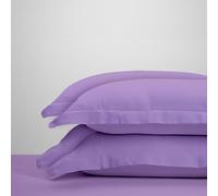 EverSoft Bedding 4x Egyptian Cotton Oxford Pillowcases - 400 Thread Count Pack of 4, Hotel Quality, Soft & Breathable, Standard Size 50x75cm, Envelope Closure, Premium Luxury Bed Pillow Covers